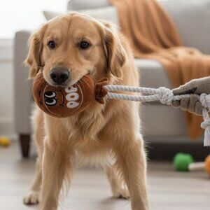 NWT Tootsie Pop Plush & Rope Dog Toy